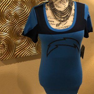 NWT- LA Chargers Nike NFL BOLT T-Shirt Ladies SM